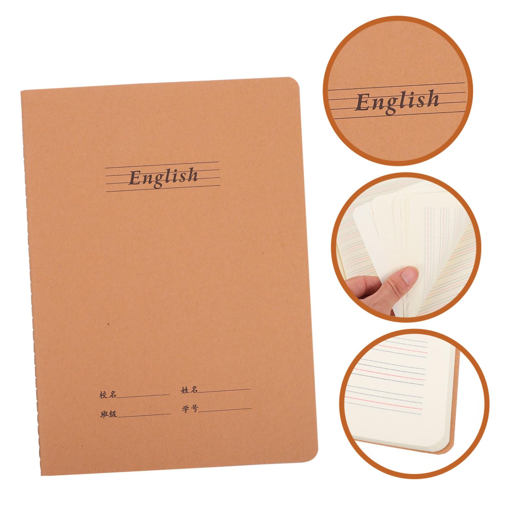 MAGICLULU 10piezas Libro De Trabajo Cuaderno De Ejercicios Para Practicar Caligrafía Material Escolar Para Estudiantes Cuadernos De Práctica De Papel