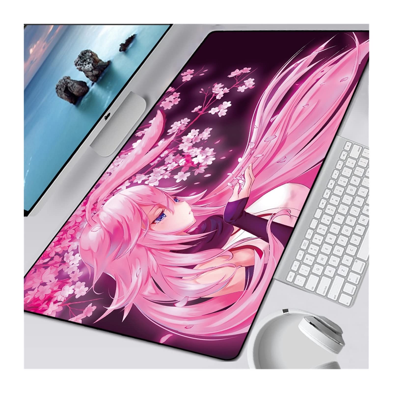 Amazon.co.jp: マウスパッド 900x400mmの桜の花のデザインDiy