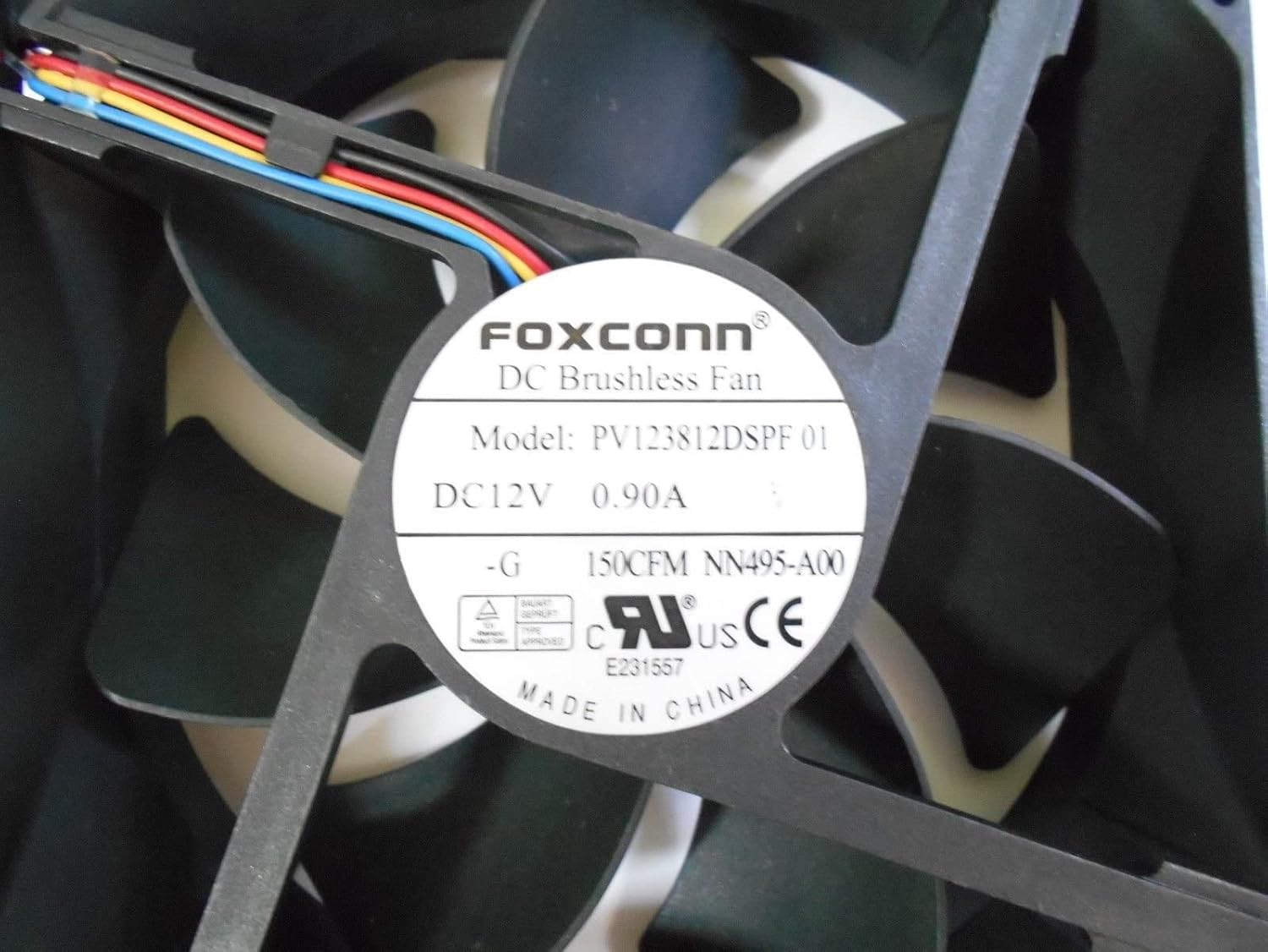 for FOXCONN 12CM 12V 0.90A PV123812DSPF 01 Dell Fan