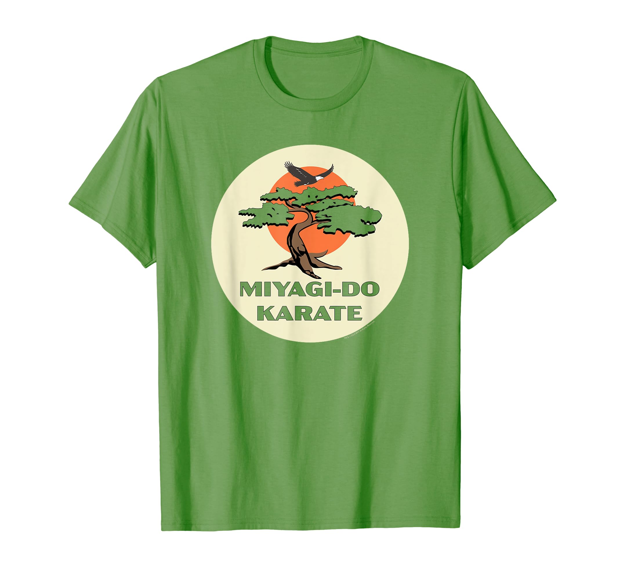 Miyagi-Do Karate Eagle Fang Bonsai Tree Dojo Logo T-Shirt