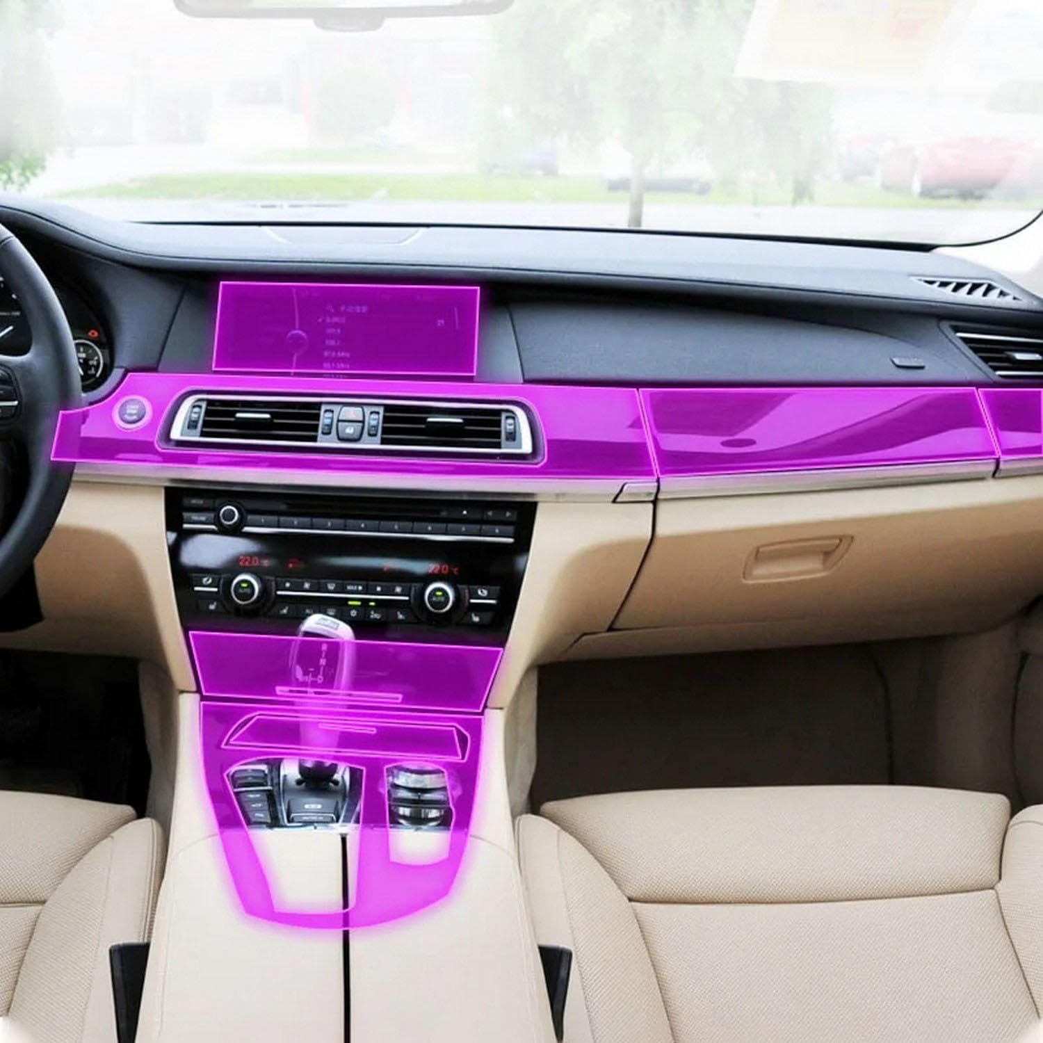 Film protection écran transparent TPU anti-rayures et haute clarté pour GPS BMW Série 7