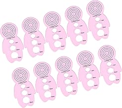 10 Pièces Outil de Quilling en Plastique Léger et Portable pour Friser Le Papier, Accessoire DIY pour Décoration de Fête et Boutique