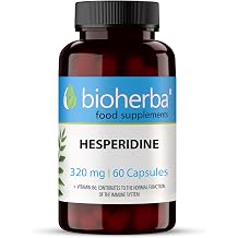BIOHERBA HESPERIDINE 320mg 60 Capsules - Enhanced Blood Circulation & Leg Comfort Formula