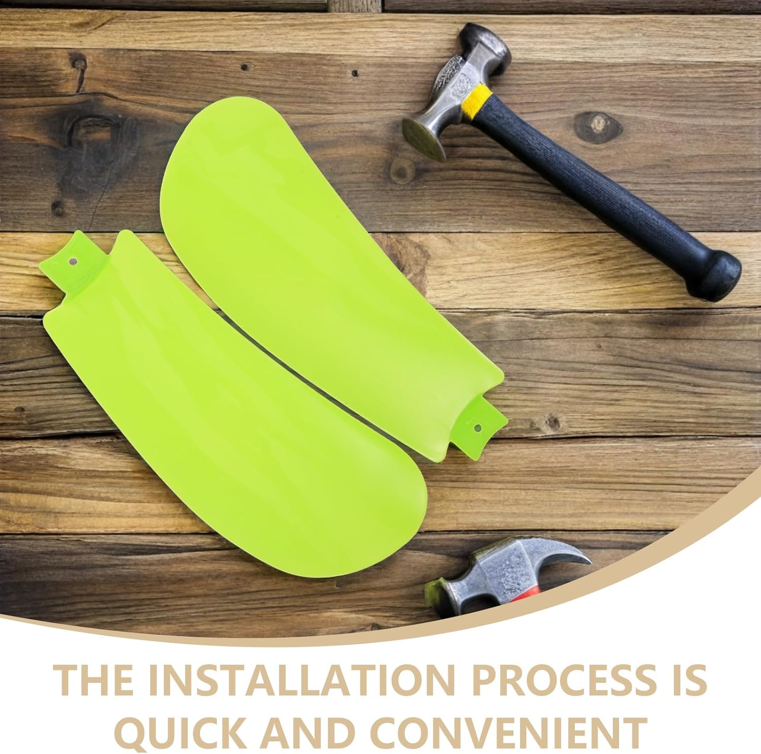 50pcs PP Fan Blades: Ceiling Fan Replacement Blades for Floor Table Ceiling Easy to Install Repairs Maintenance Accessories