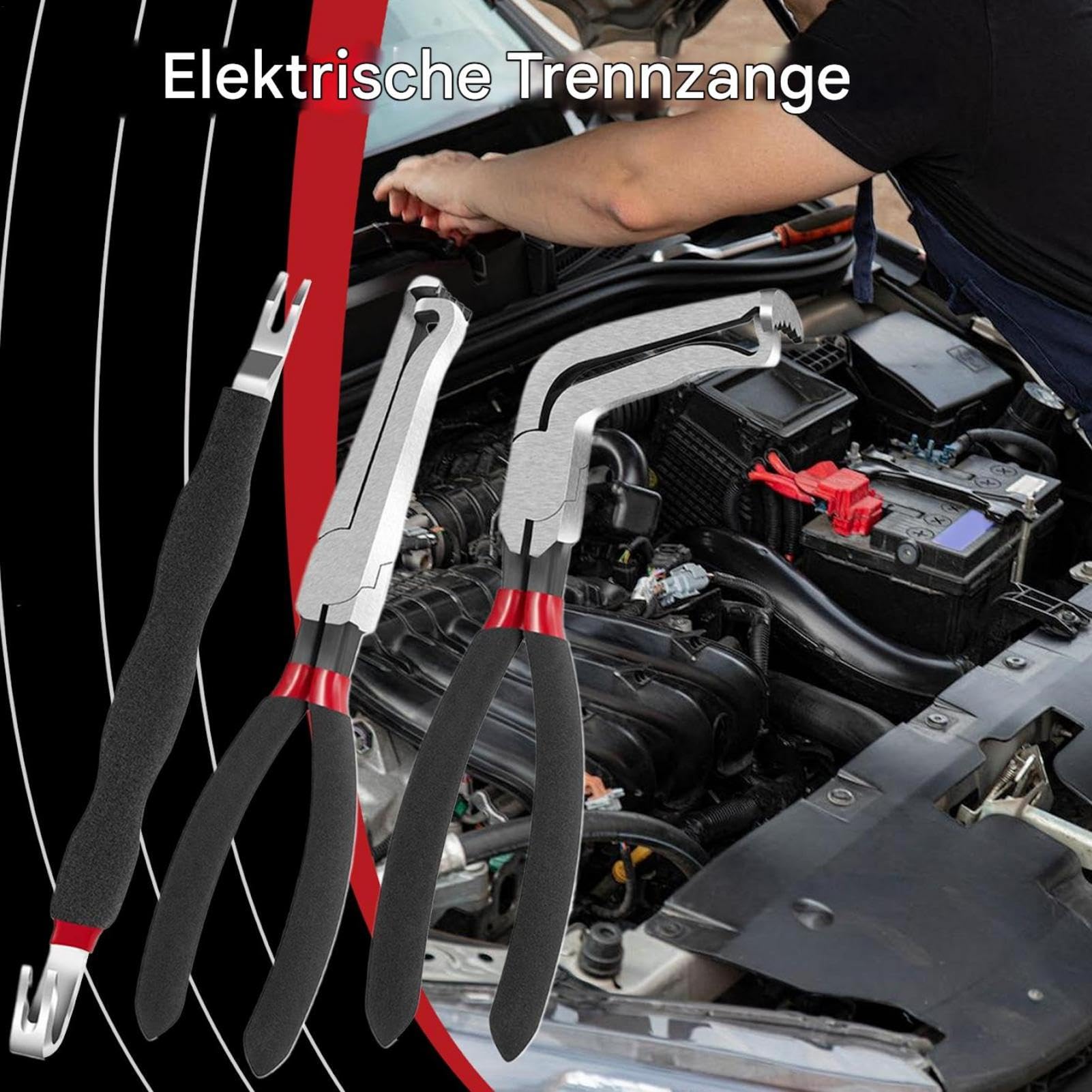 Alicates de separación de enchufes eléctricos, alicates de separación eléctricos automáticos | Alicates de enchufe eléctrico,Accesorios para vehículos, herramienta de eliminación de tapones de