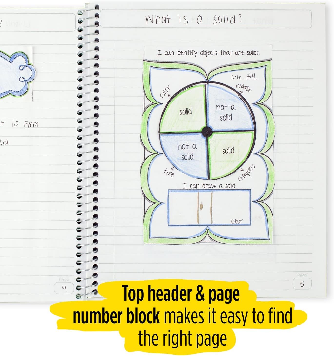 Five Star Interactive Notetaking Spiral Notebooks, 3 Pack, 1-Subject, Wide Ruled Paper, 11" x 8-1/2", 100 Sheets, Assorted Colors (920002-ECM)