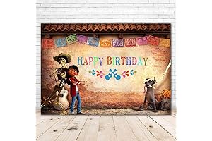 Happy Birthday: Coco Theme Backdrop