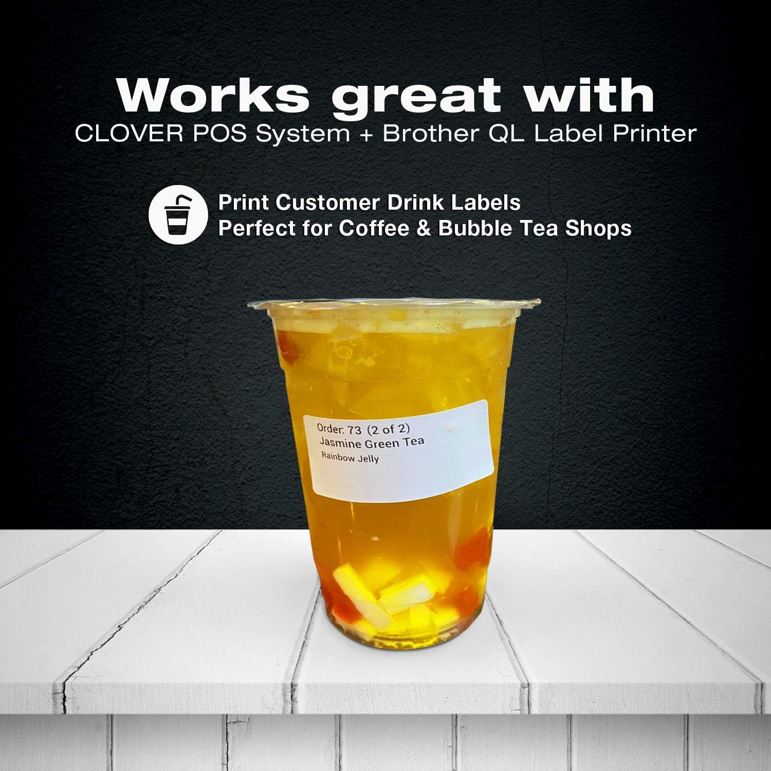 Compatible DK-1209 Address, Barcode, & Drinks (1.1" X 2.4”) Replacement Labels, Compatible with Brother QL Label Printers - 10 Rolls + 3 Frame