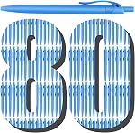 Aozora Pens Bulk,80 Pack Black Click Pens No Bleed,Wholesale Retractable Ballpoint Pens Medium Point,Smooth Ink Pens for Journaling School Office Supplies 1.0MM Black Ink