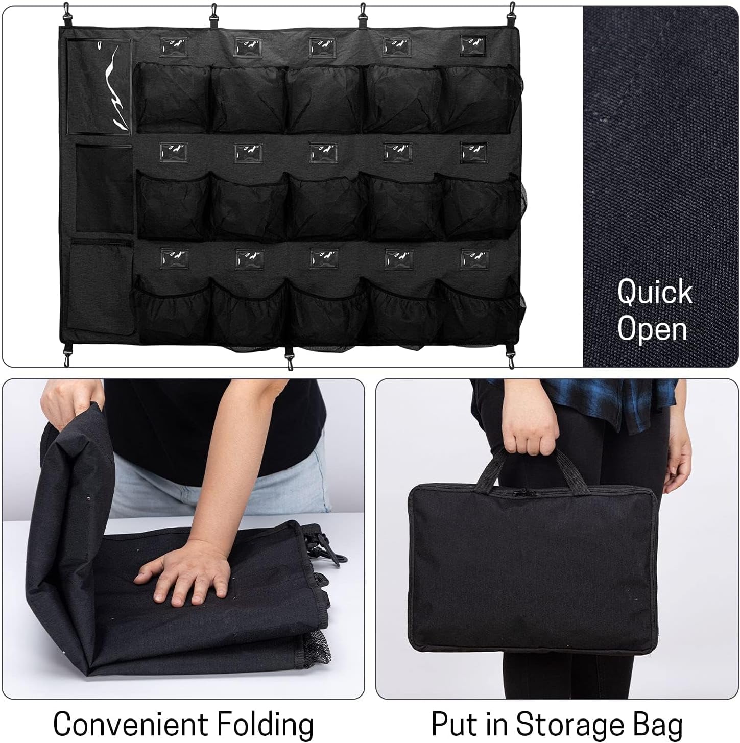 VISEMAN Hanging Helmet Bag for Baseball Softball Dugout Organizer for 15 Players Helmets Gloves Balls Organize Storage