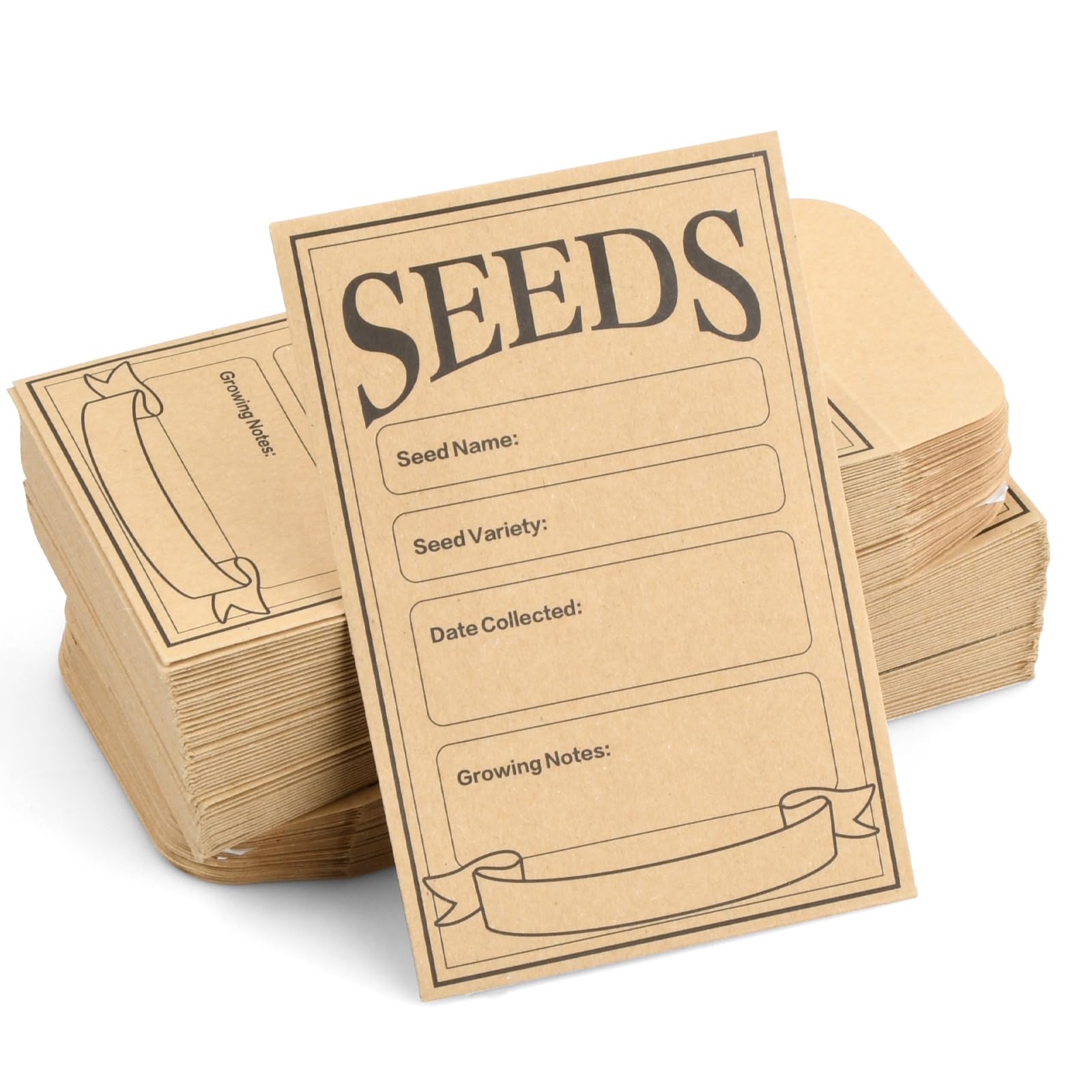 Enveloppe Kraft Auto-scellant 12 x 8 cm 100 Pièces Sac en Papier pour Graines