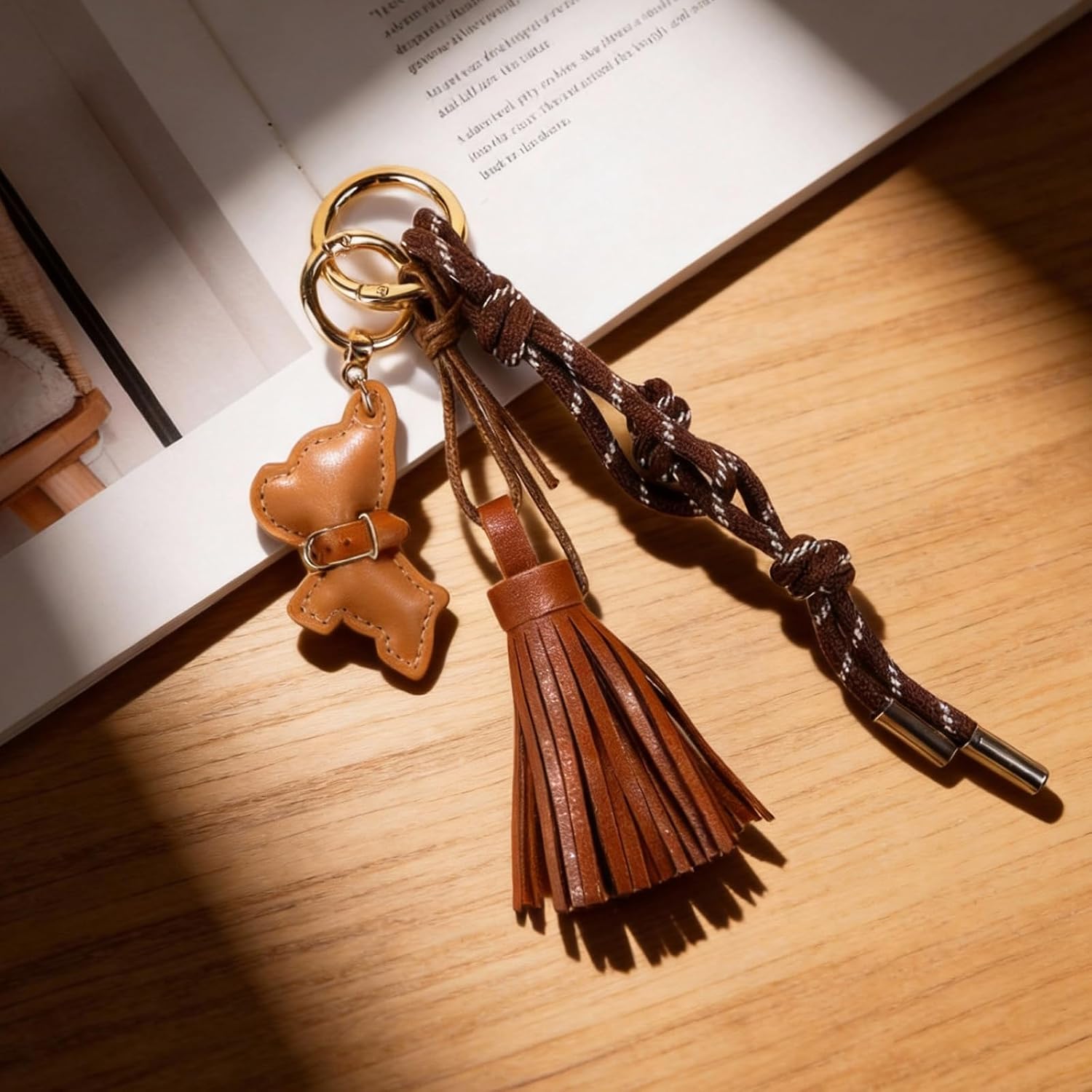 Bags Charm Leather Keychain Bags Charms for Handbags Purse Backpack Tote Women Girls Cute Girly Gifts Accessories image 3
