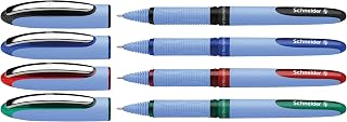 Pióro kulkowe Schneider One Hybrid N 0,5 mm 4 sztuki w etui Mix kolorów