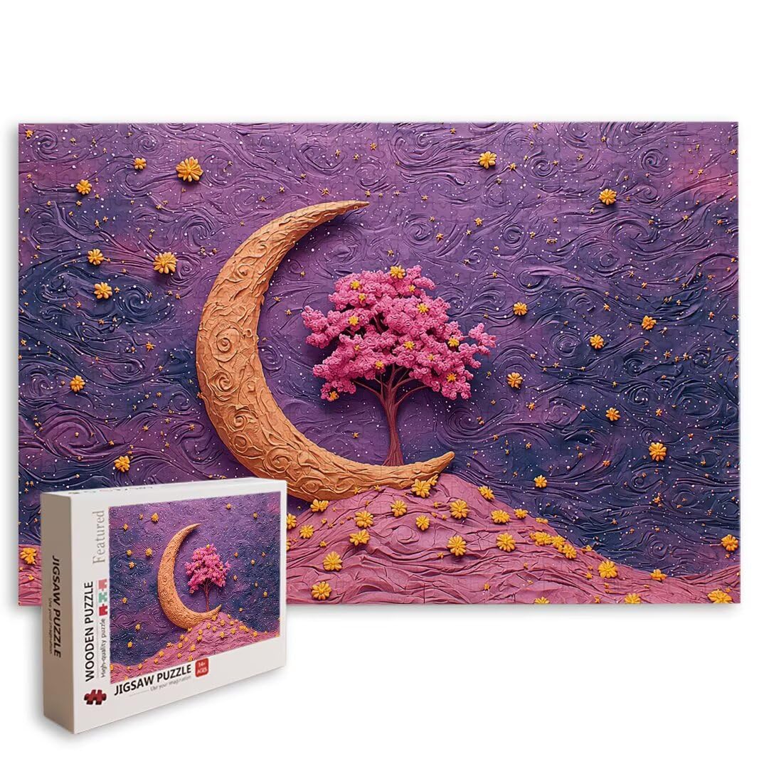 Puzzle 2000 elementów dla dorosłych, układanka księżycowa na prezenty -8192