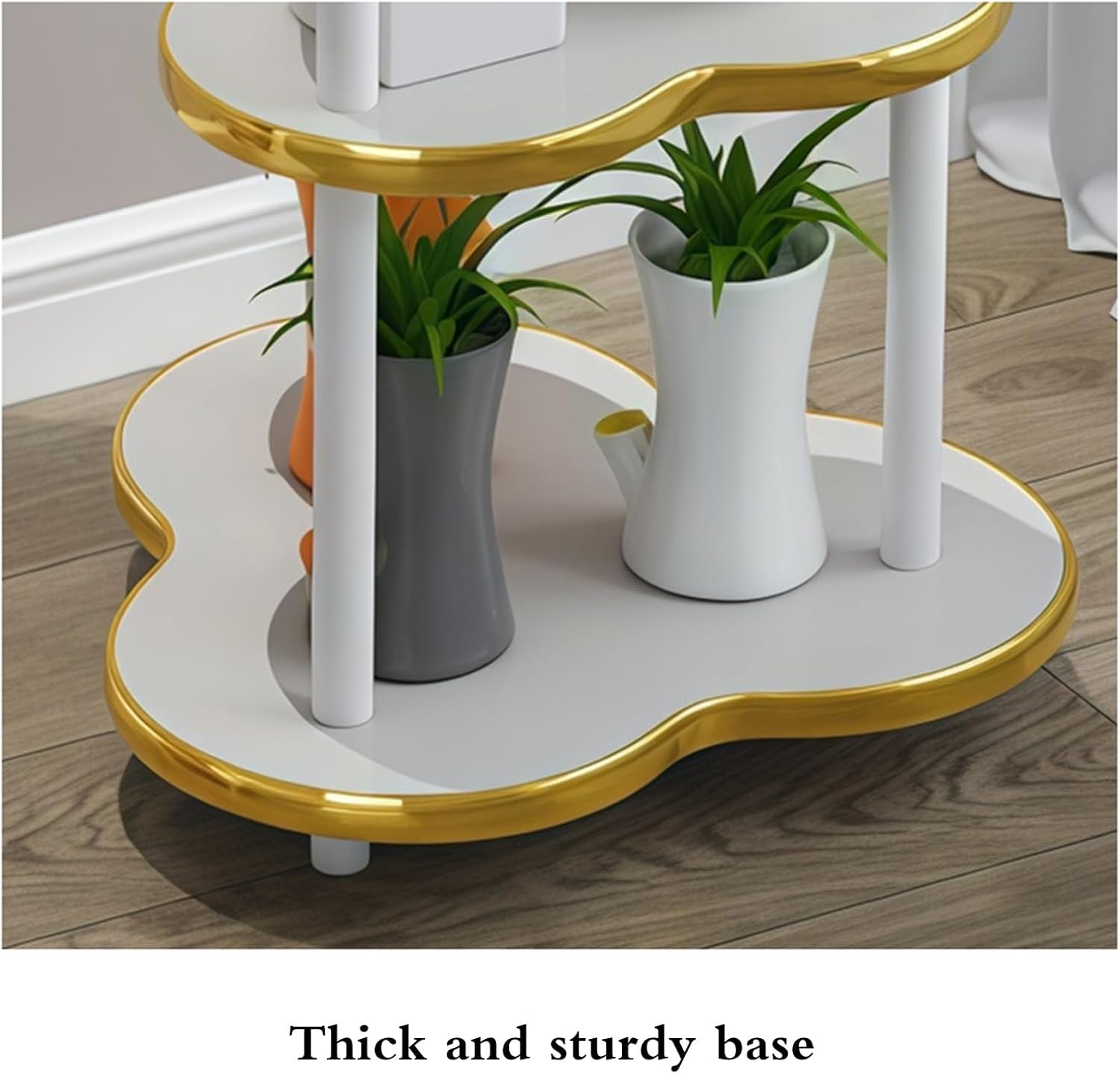 Plant-Racks Plant Stand Indoor - 5/6-Tier Wooden Flower Shelf for Balcony, Living Room, Patio Decor, Multiple Potted Plants, Succulents for Succulent Vine Displays(Yellow,5 Layers)
