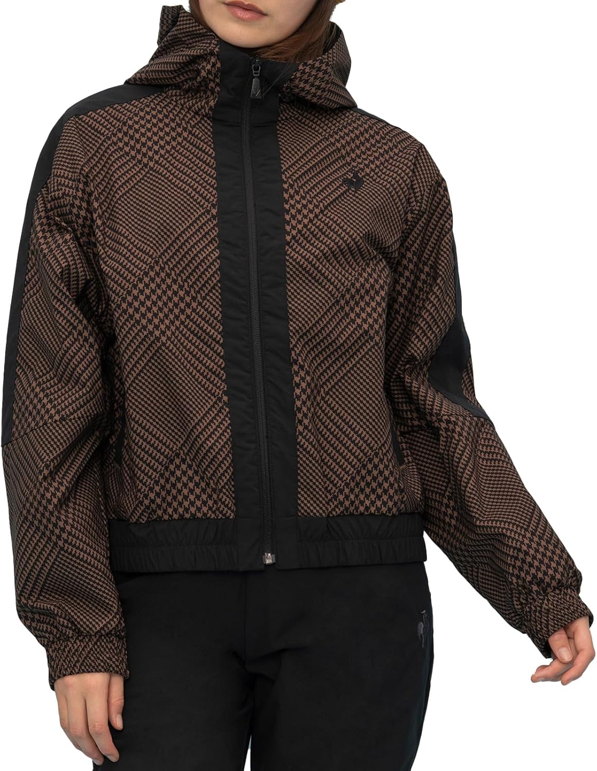 カシミヤ100％ テーラードジャケット ヘリンボーン チェック柄 サイド