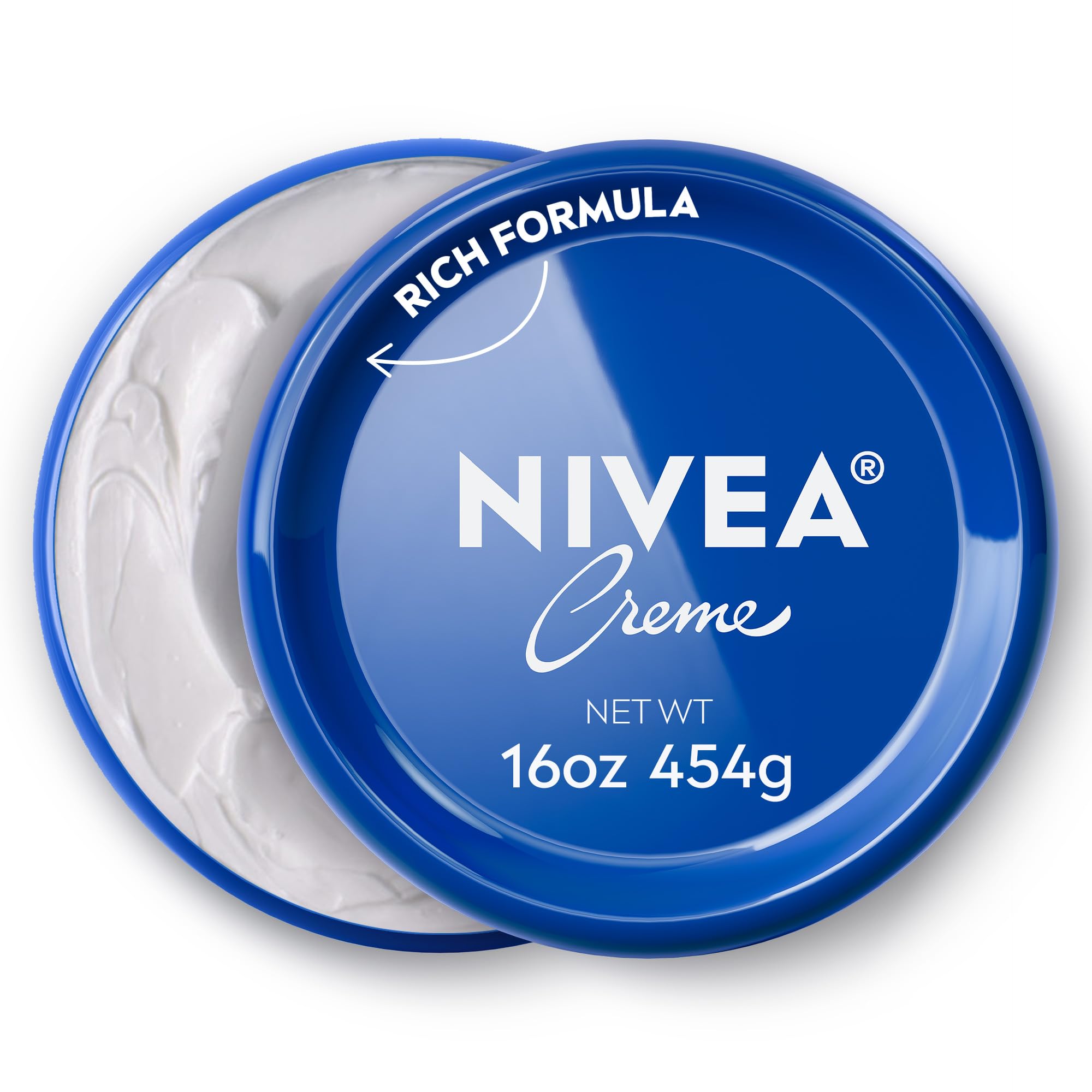 NIVEA Creme Body, Face and Hand Moisturising Cream, 16 oz Jar