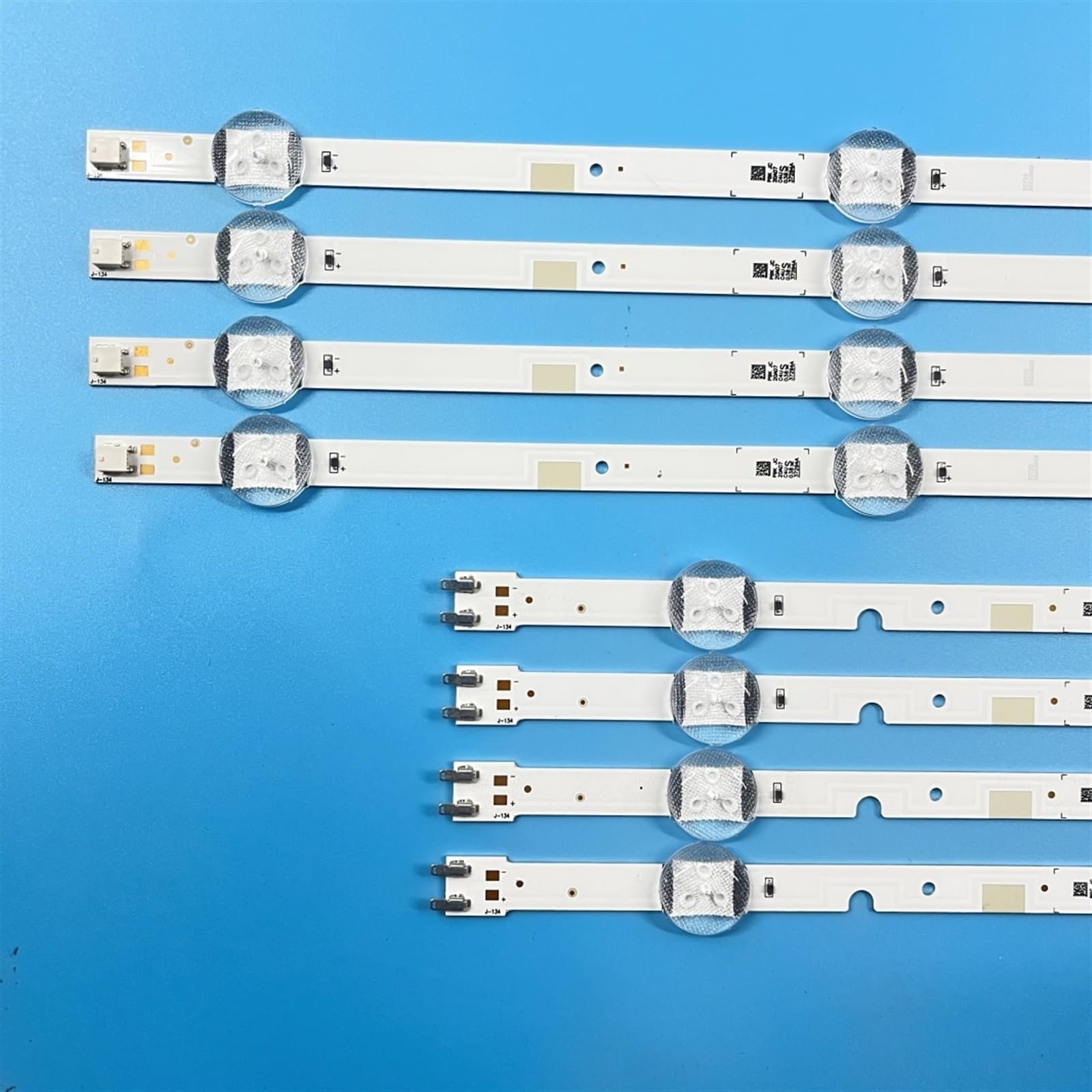 Striscia di retroilluminazione a LED 10kit/5kit Compatibile for TV da 43 Pollici 2015SVS43 FCOM FHD Doe B UA43J51SW UN43J5000 43j5200 43j5200ag Un43j5200 N43J5300af (Color : 10kit-80pcs)