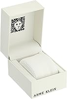 Vista 3 de Anne Klein Reloj de pulsera de malla acentuada con cristal prémium para mujer