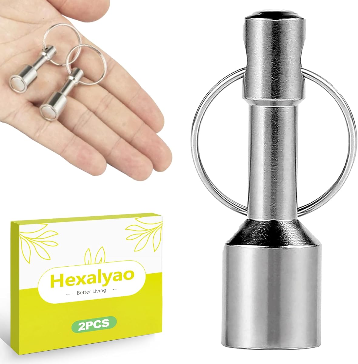 2 Pack Neodymium Keychain Magnet