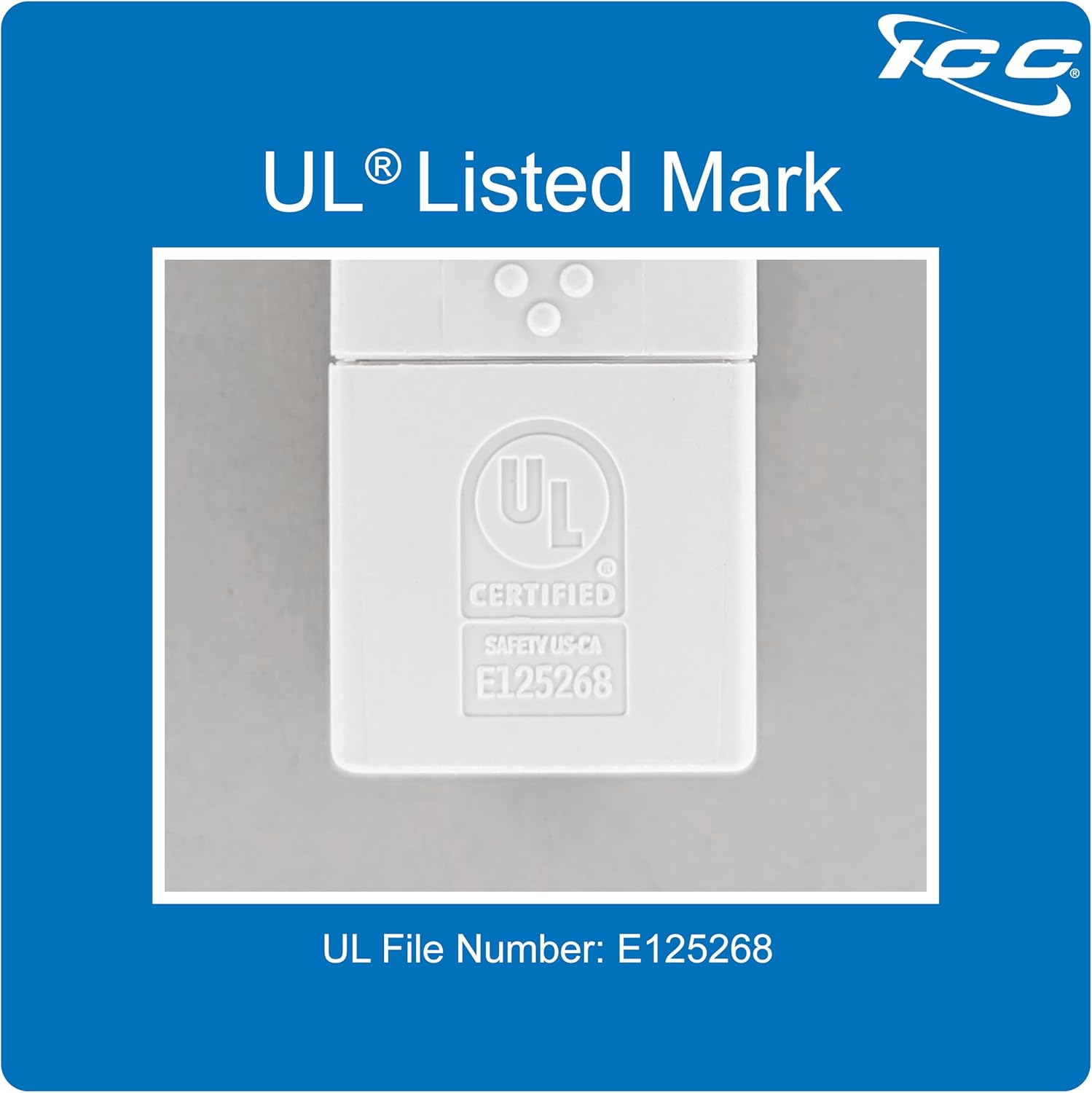 ICC HDMI Keystone Jack 4K @ 60Hz, Female to Female HDMI Coupler, 180 Degree Insert for Wall Plate, HD Style, White, 25-Pack