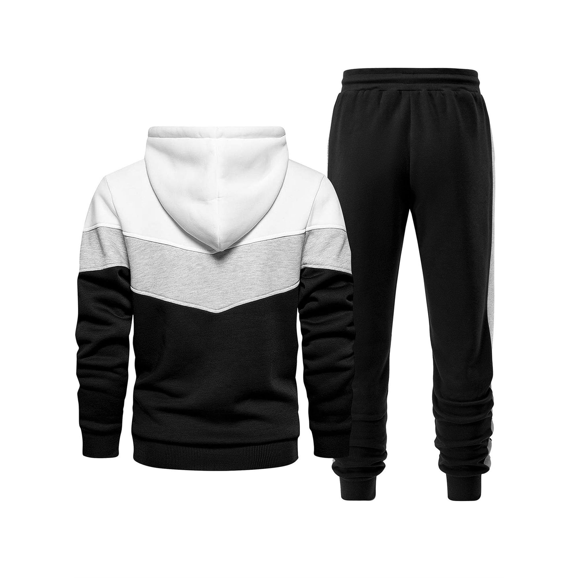 Tuta sportiva da uomo, 2 pezzi, felpa e pantaloni da jogging | Tuta sportiva da uomo, 2 pezzi, felpa e pantaloni da jogging