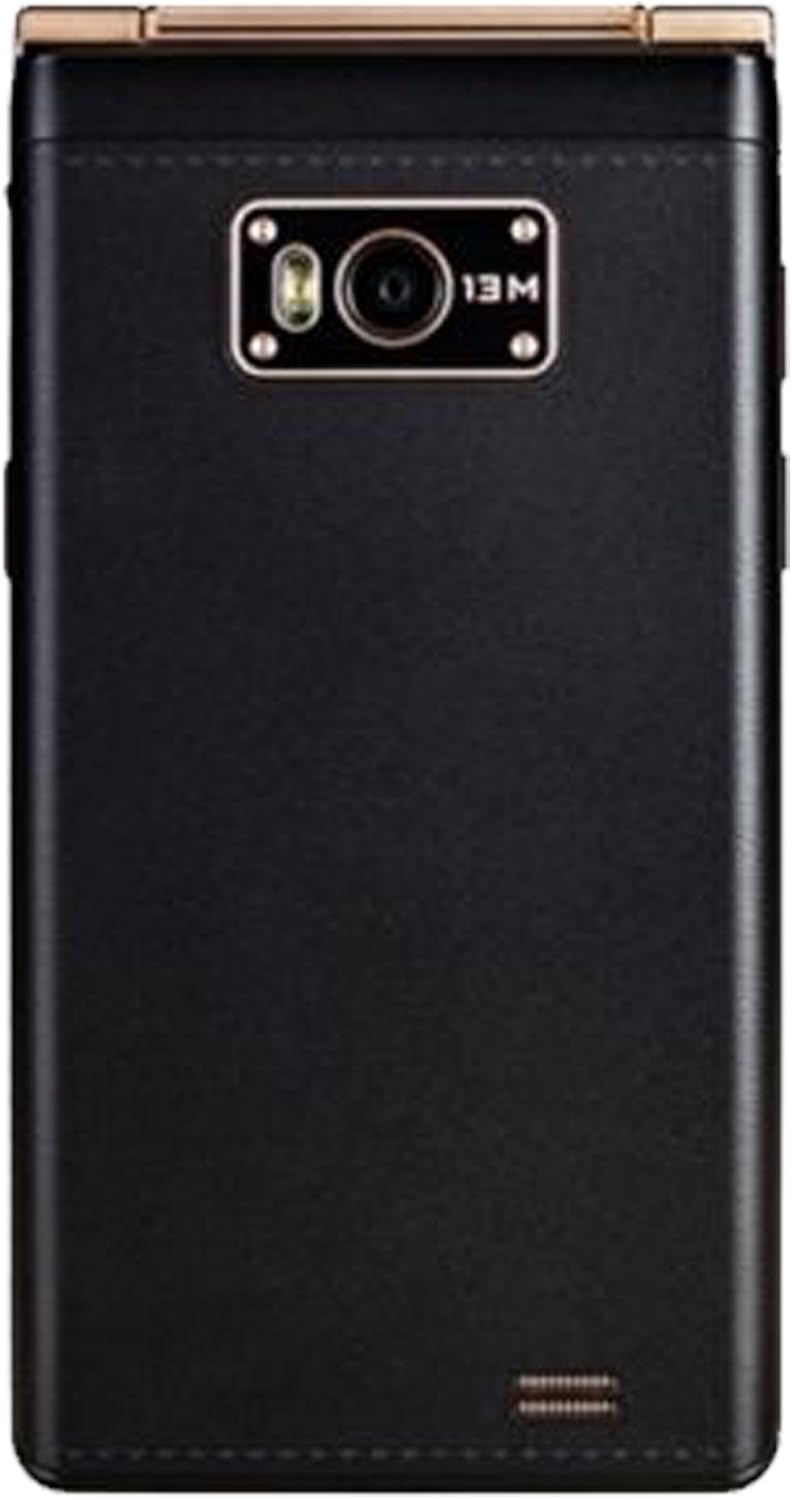 Gionee W909 Flip Smartphone closed, back view amb càmera