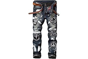 Patched Ripped Jeans: Enhance Your Wardrobe with Premium Denim