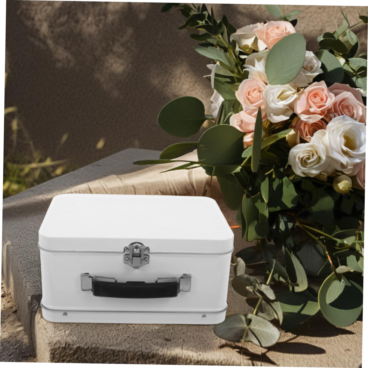 2pezzi Scatole Decorative Valigia Per Matrimonio e Organizzatori e Cancelleria
