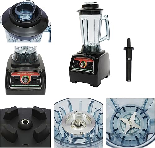 Miniatura 4 de Batidoras de encimera, 3.9L1.03Gal 2800W Mezclador eléctrico de alimentos para el hogar, licuadora comercial de alta velocidad, exprimidor de alta