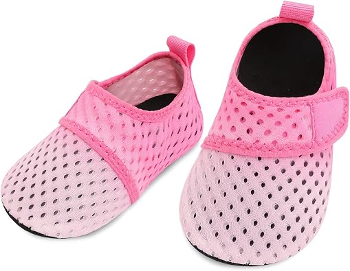 L-RUN Infant Water Shoes Barefoot Skin Aqua Sock Breathable Beach Swim Pool Walking Shoes for Baby First Walker Non Slip