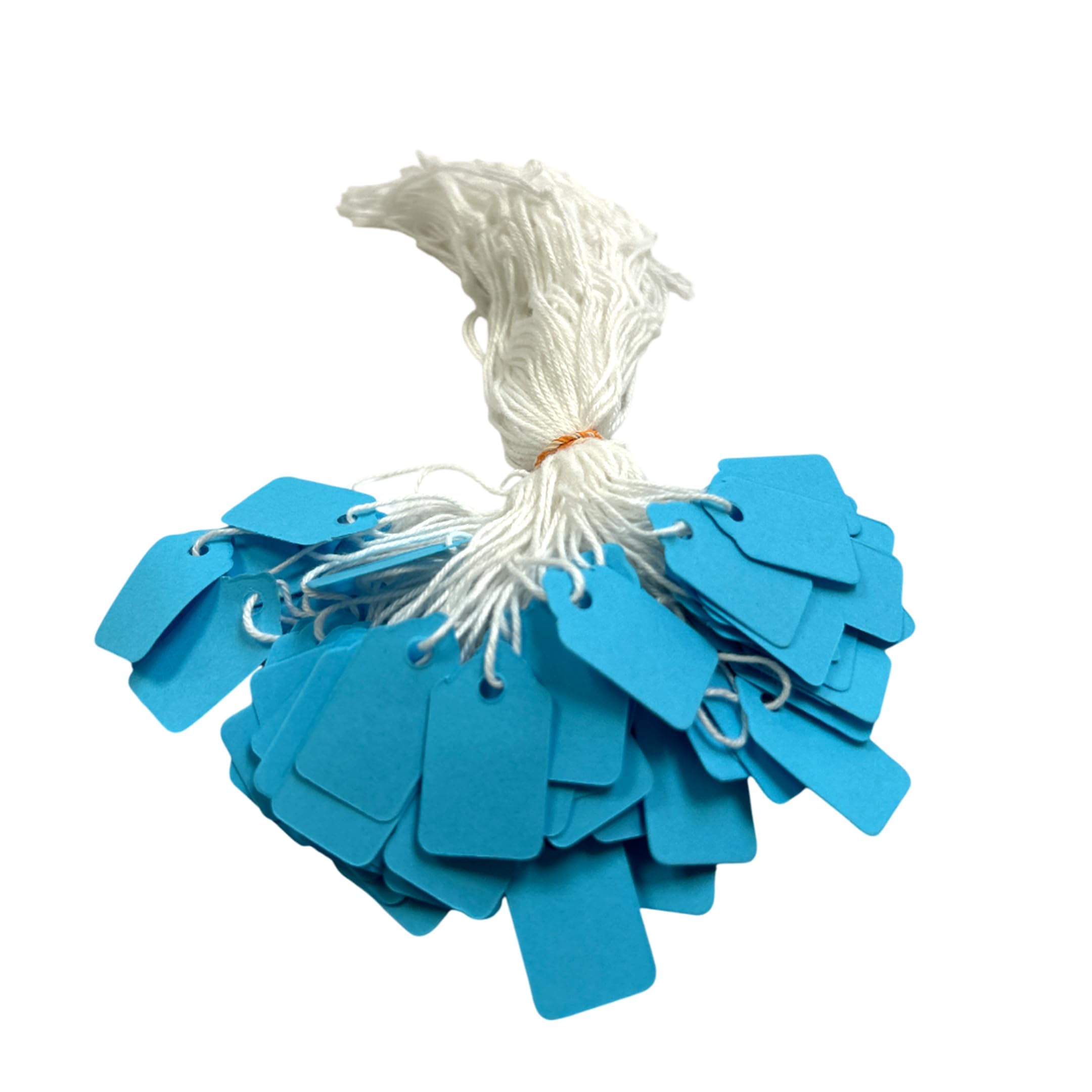 Pack of 200 Small Blue Strung Tags Price Tickets 13 x 20mm