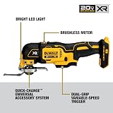 DEWALT 10-Tool 20V MAX Cordless Power Tool Combo Kit, Drill, Impact Driver, Circular & Recip Saw, Grinder, Blower, Multi-Tool, Vacuum, Light, Speaker, 2 Batteries, Charger, Bags (DCK1020D2)