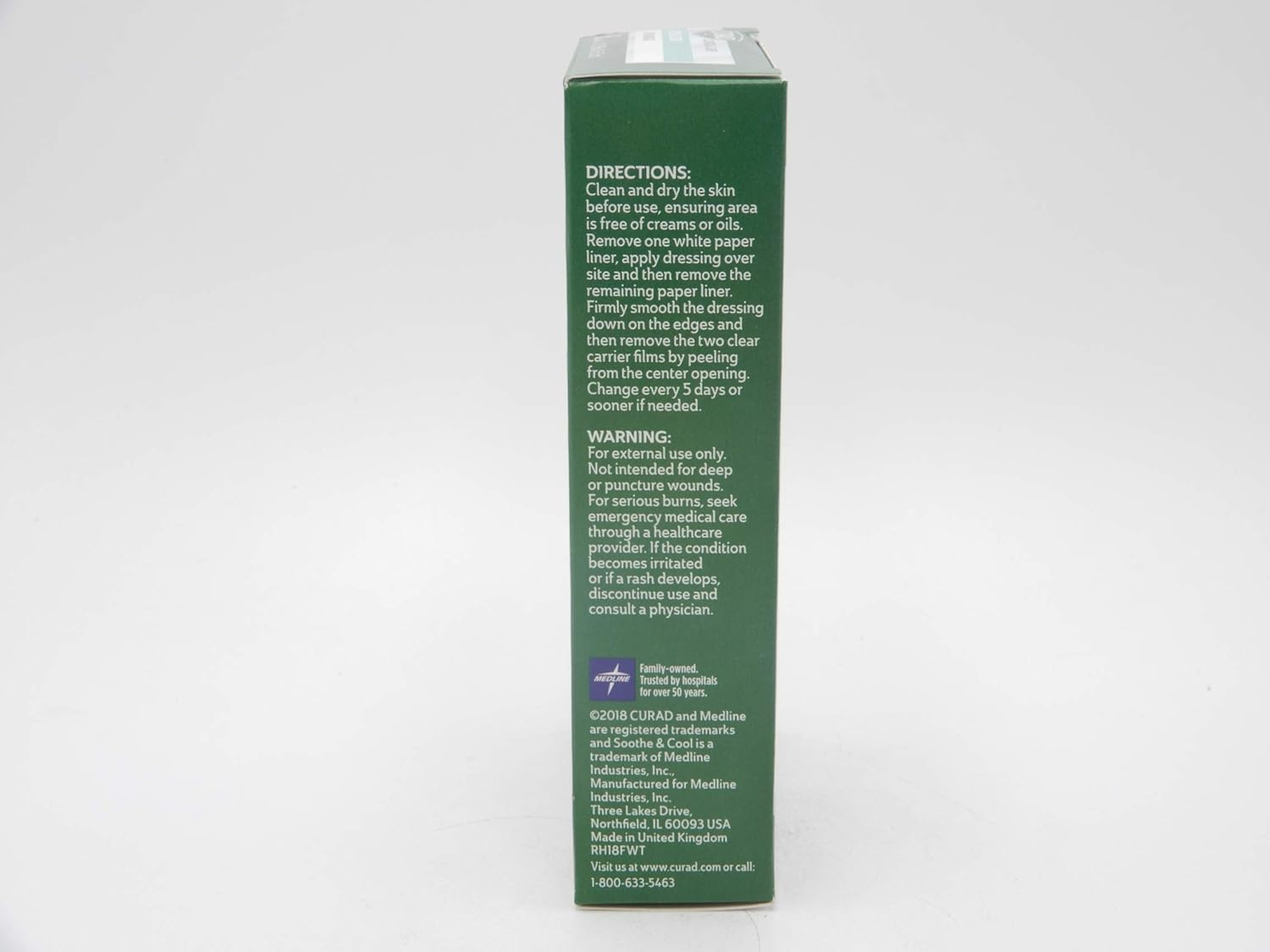 Curad Soothe and Cool Clear Gel Bandages, 8 Count (Pack of 2)