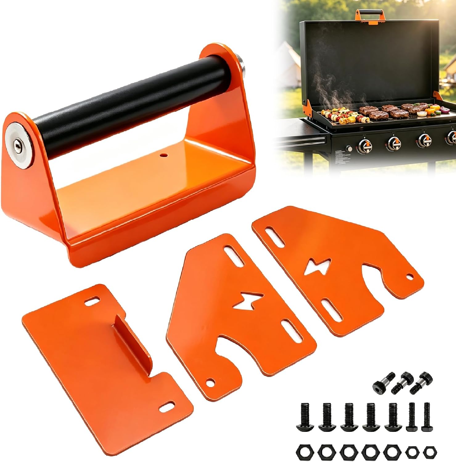 Handle and Hinge Kit for Blackstone Griddles (28”/36”/44”)