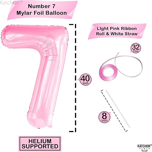 Miniatura 540 de KatchOn, Globo dorado gigante del número 8 de 40 pulgadas, globo dorado del número 8 para decoraciones de cumpleaños de 8 años para niñas