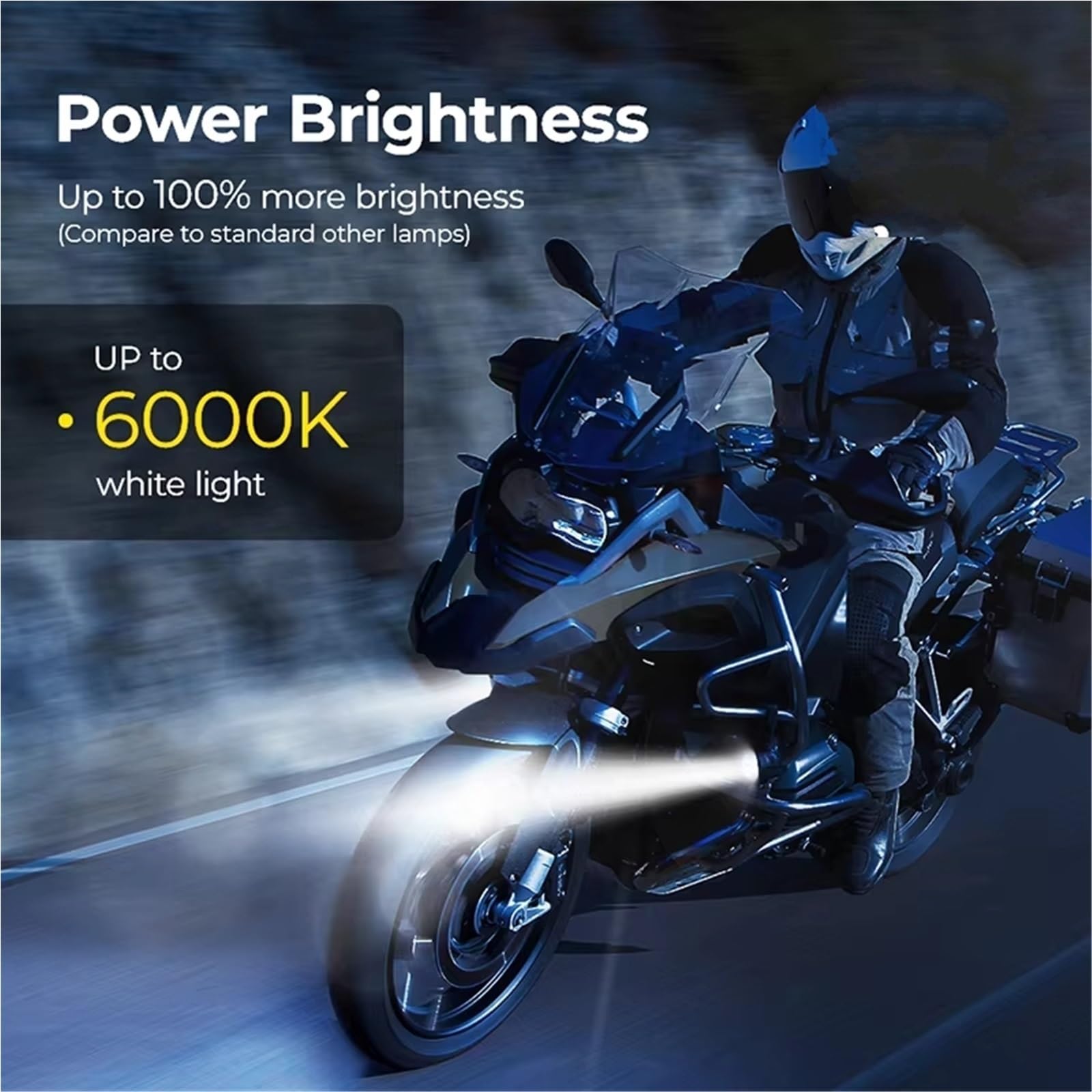 Generico per BMW R1200GS LC R 1250GS R1250GS F800GS per GSR1200 F850GS per F750GS per ADV Coprifari Motociclette Fendinebbia Faro Moto(A)