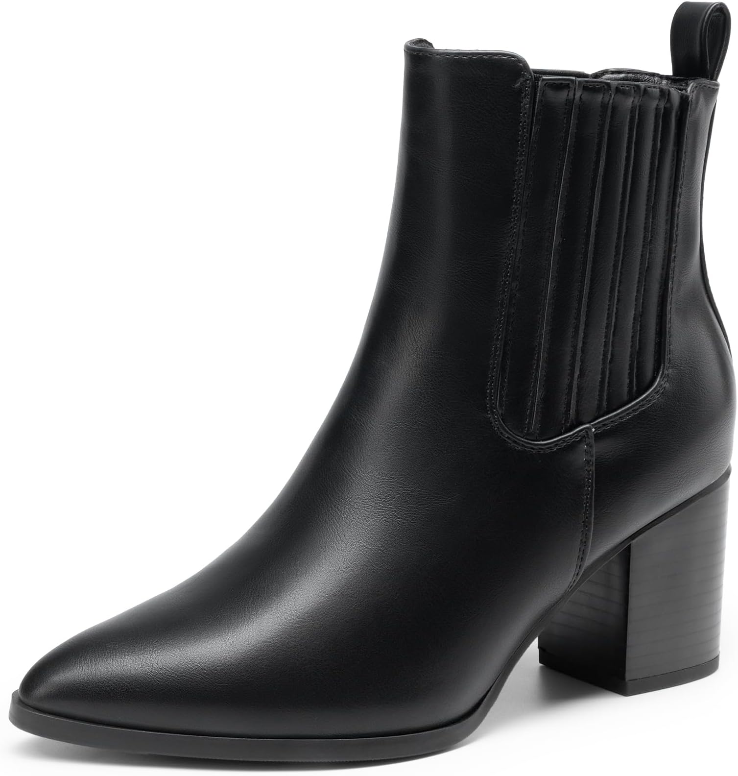 Women's Boots Chunky Heel Ankle Booties Shoes