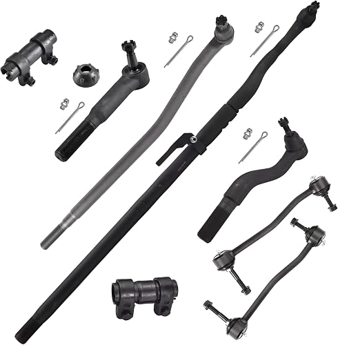 ASTARPRO 8pcs Front Outer Connecting Tie Rod Ends Adjustment Sleeve Sway Bar Link Compatible with for 1999-2005 Ford Excursion F-250 Super Duty F-350 Super Duty