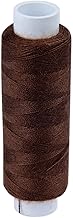 Strong Polyester Pro Sewing Thread, Many Colours Finest Spools, Universal All Purpose Hand and Machine Sewing, 200m - 220yd Coil Reel, by Pasmanta Made in Europe Since 1953 (5608 - Brown)