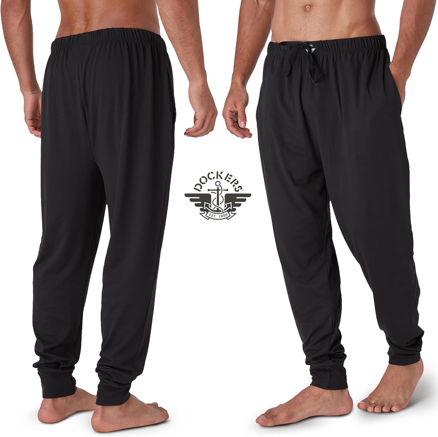 DOCKERS Mens Pajama Pants, Lightweight Lounge Casual Sleep Pants for Men - Image 2