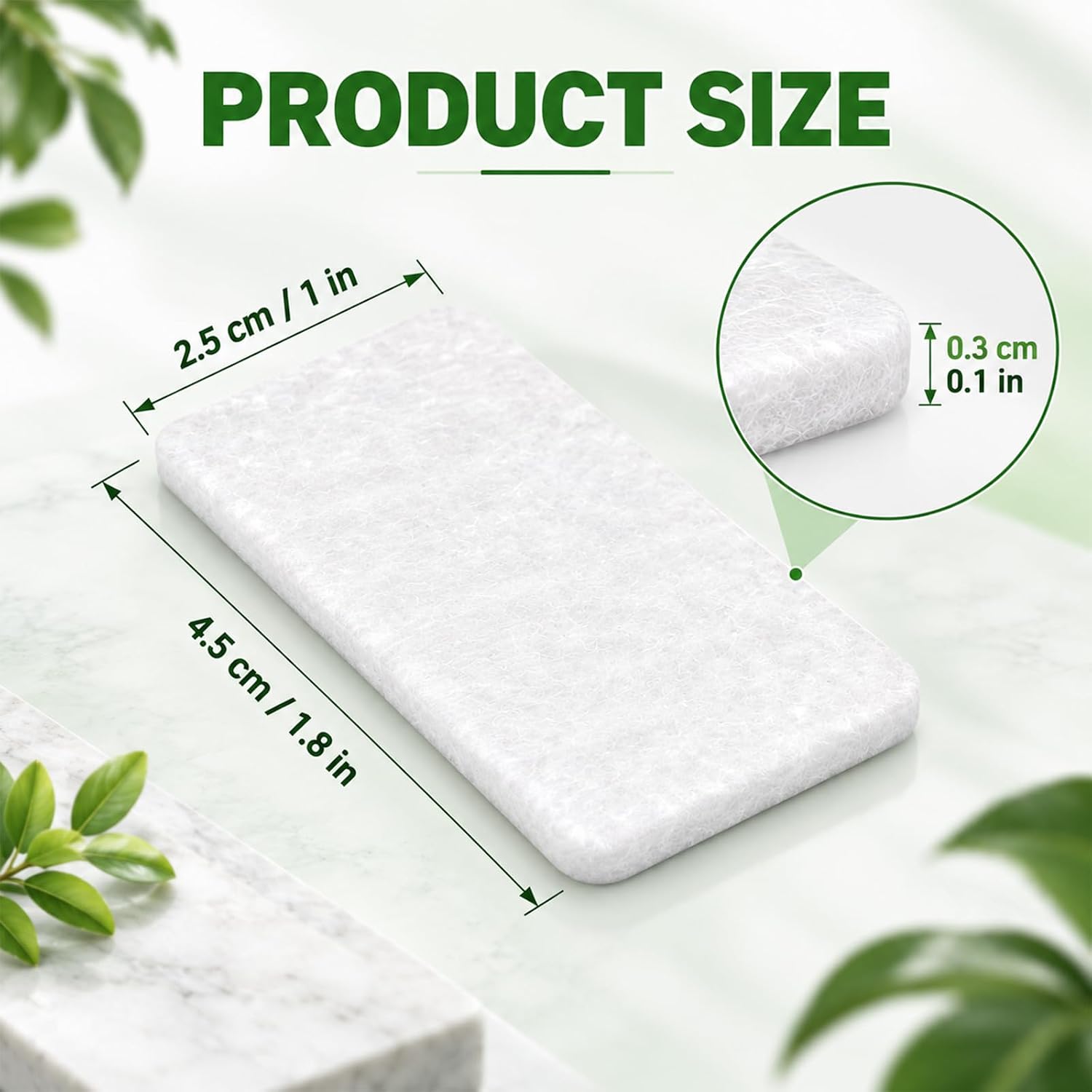 60 Pcs Humidifier Aroma Pad, Non-Woven Fabrics Humidifier Pads