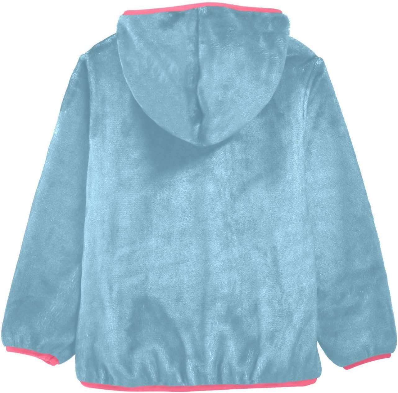 GuoChe Light Blue Sherpa Jacket