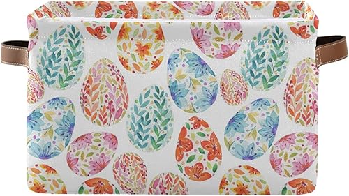 Miniatura 8 de Cesta para el día de San Valentín con asas, diseño de corazón de amor plegable de tela plegable para almacenamiento de ropa