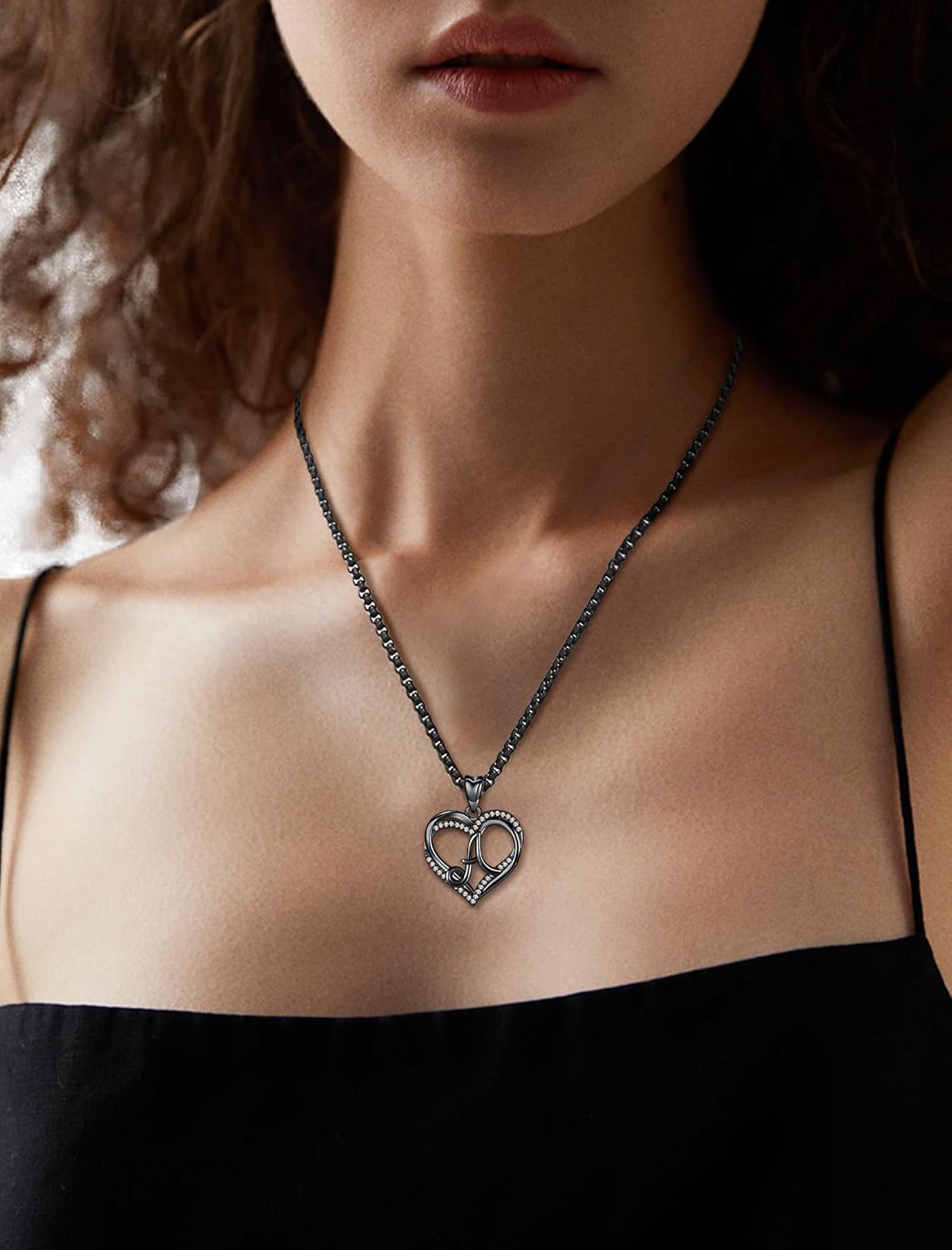 INFUSEU Unique Initial Necklaces for Women Girls Small Heart Letter Jewelry, Meaningful Personalized Gifts - Image 5