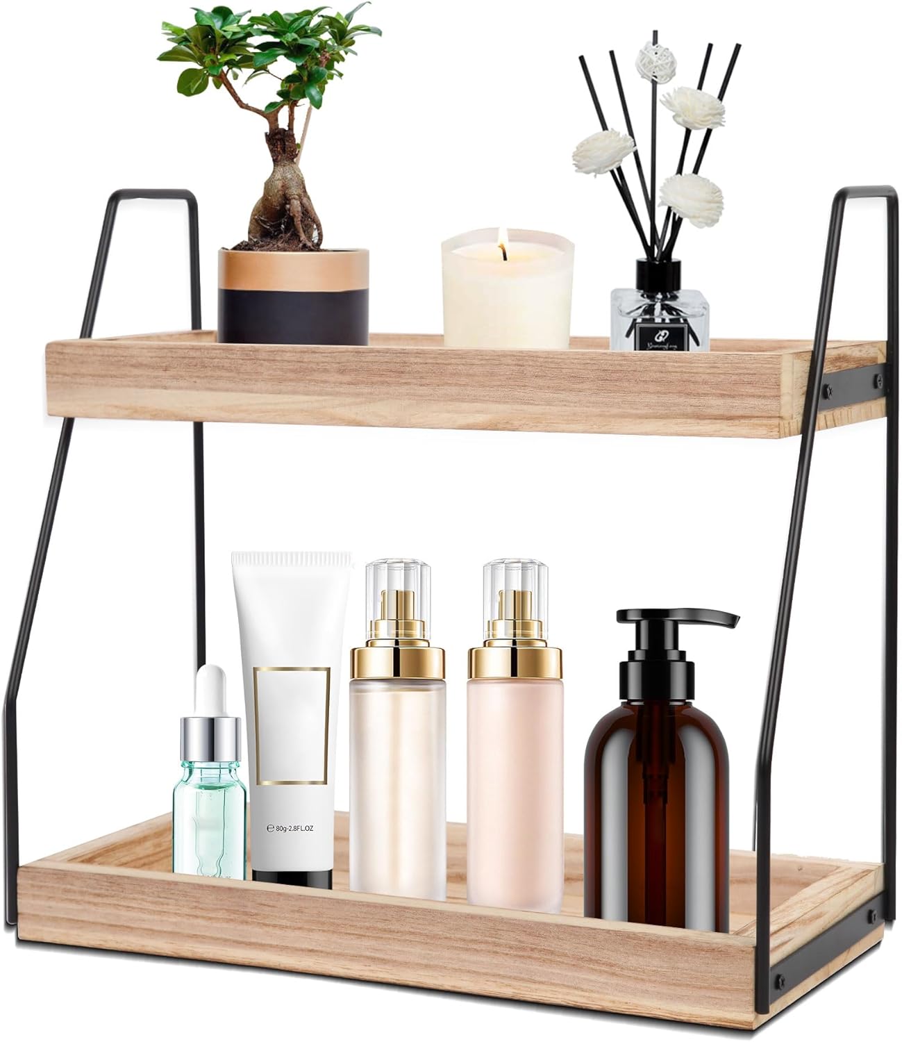 Aoriyar Bathroom Counter Organizer, 2 Tier Bathroom Organizer ...
