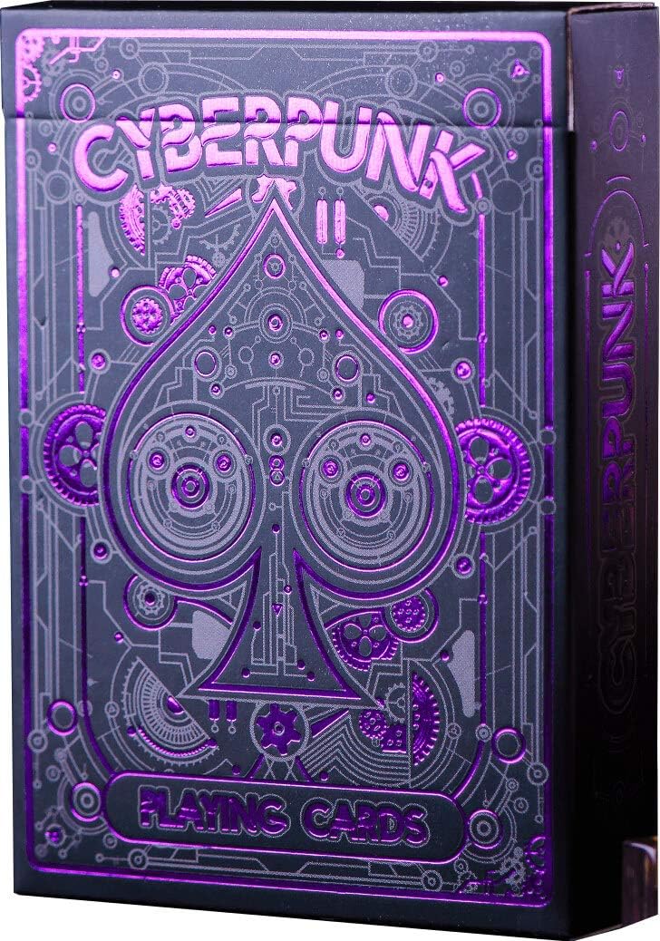 Cyberpunk Purple Playing Cards