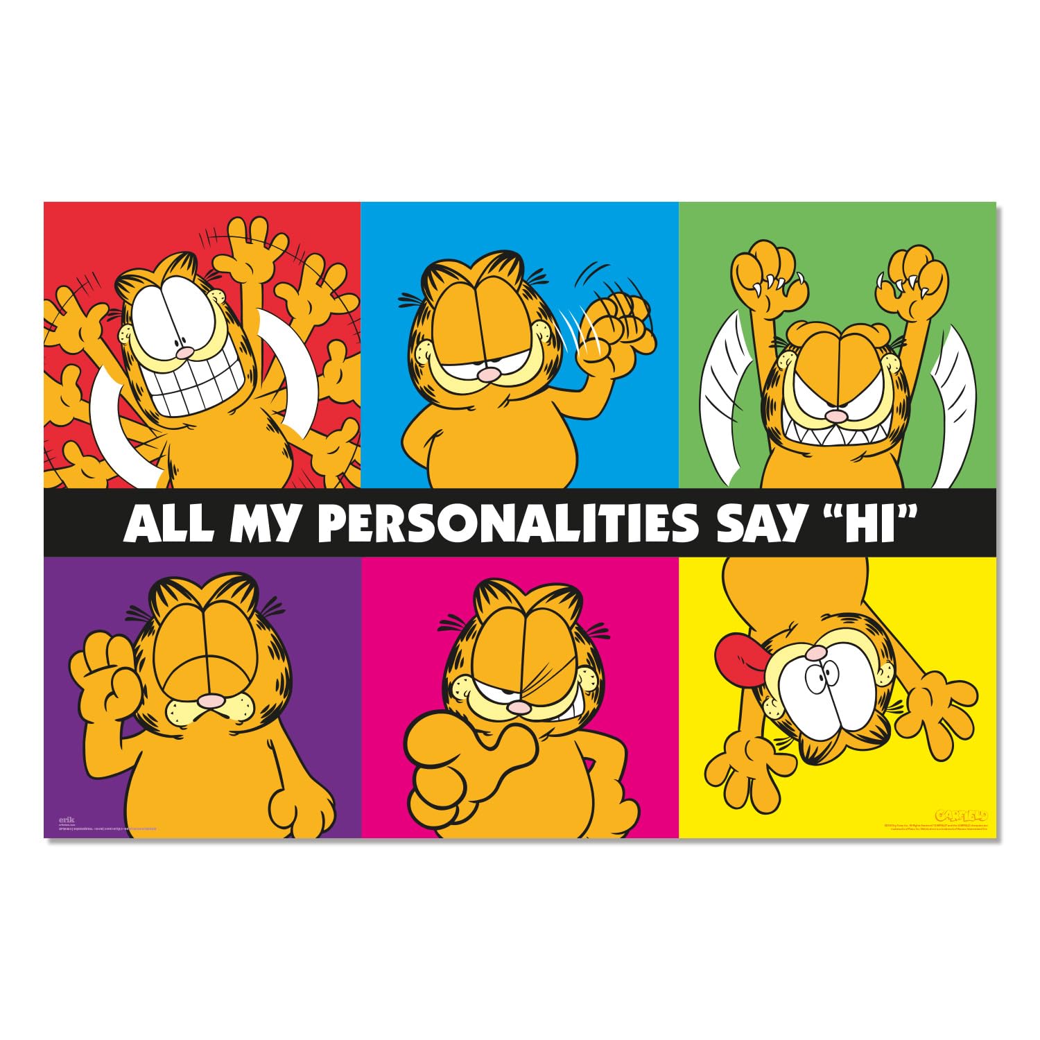 Grupo Erik Poster Garfield - 36 x 24 inches / 91.5 x 61 cm - Shipped Rolled Up - Cool Posters, Art Poster, Wall Posters & Prints