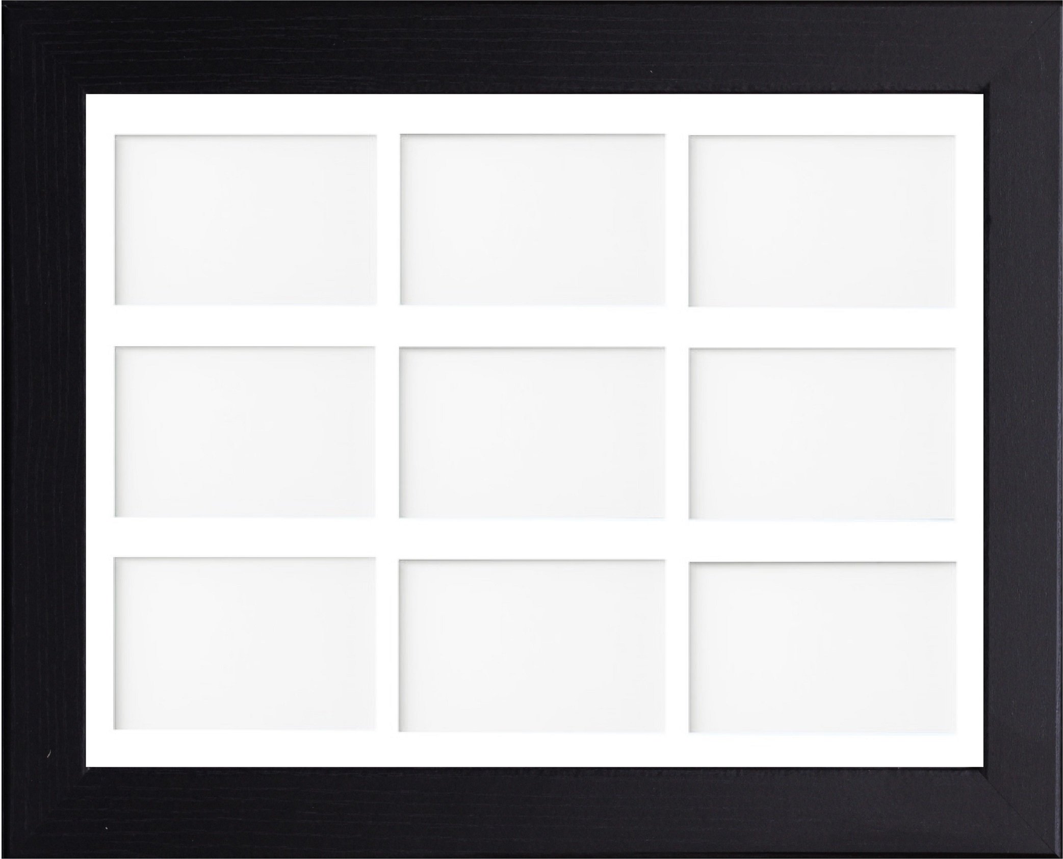 Buy Online2Home Black Multi Aperture Collage Picture Photo Frame With