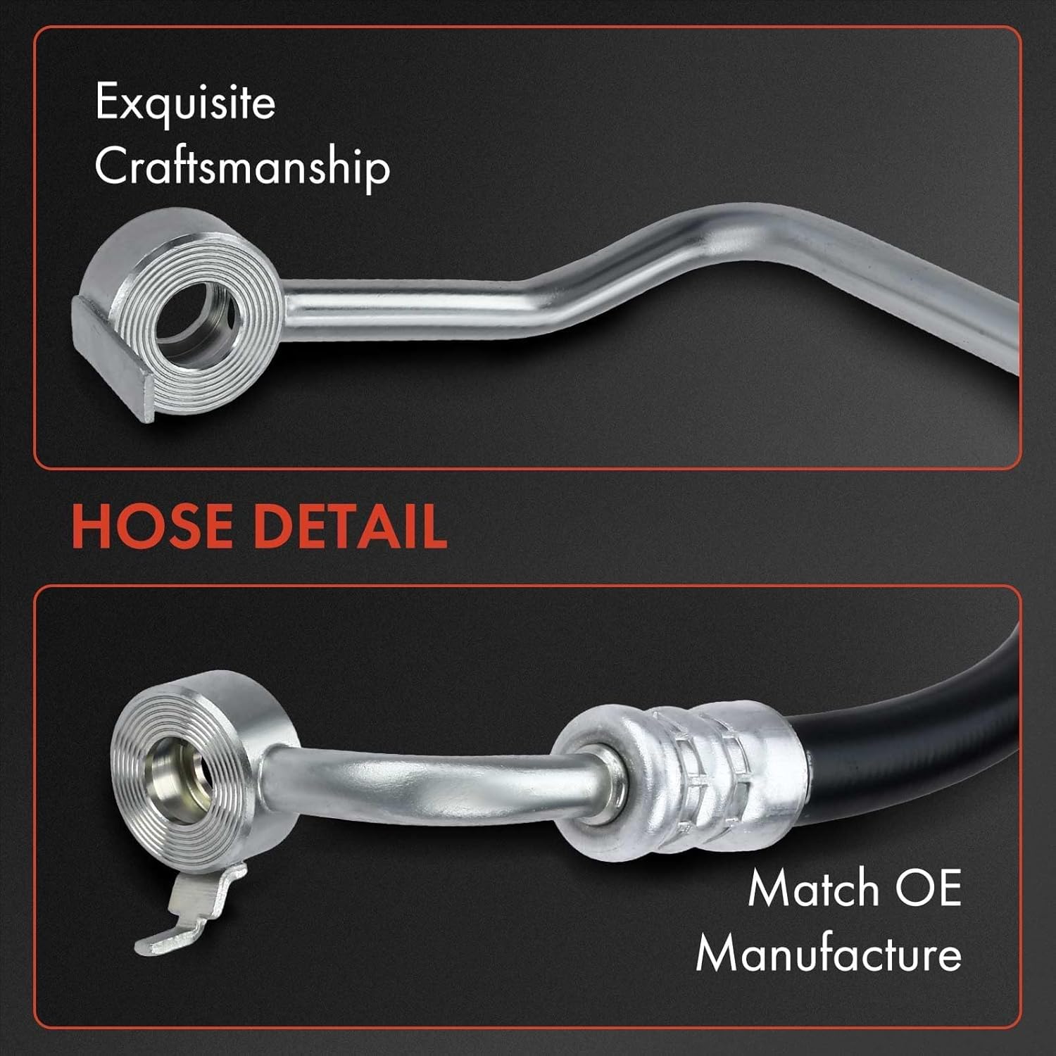 A-Premium Power Steering Pressure Hose Line Assembly Compatible with Mazda 6 2003 2004 2005 L4 2.3L FWD